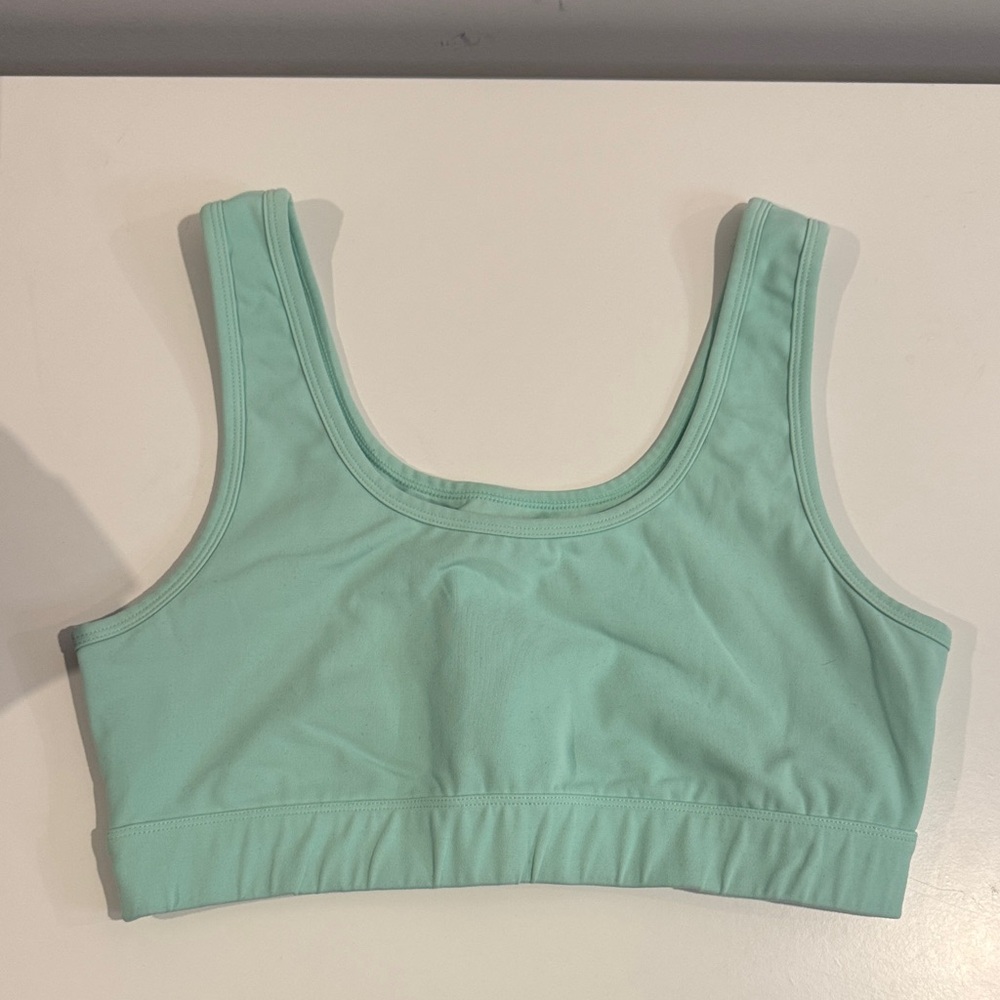 BB- Azurfit green sports bra-thick straps